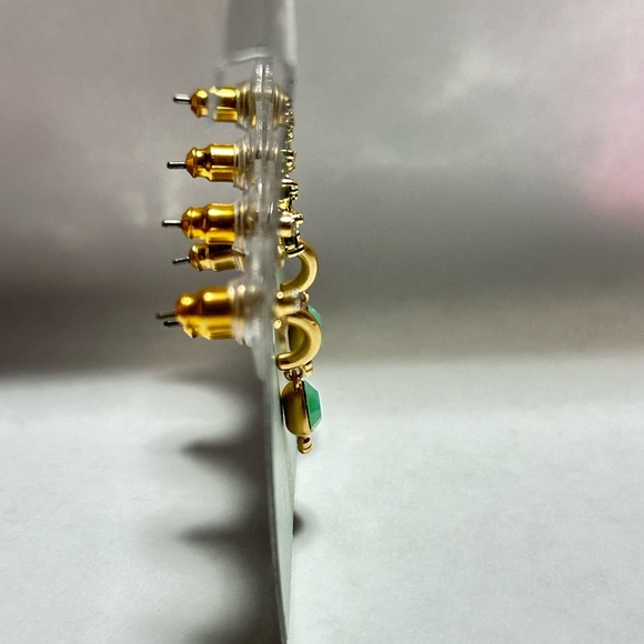 Lonna & Lilly Gold plated 3pc Earring Set - Picture 4 of 4